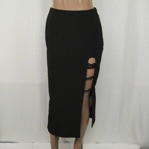 Cult Gaia Women's Midi Skirt Size 2 | Ariet High-Rise Skirt with Side Rock